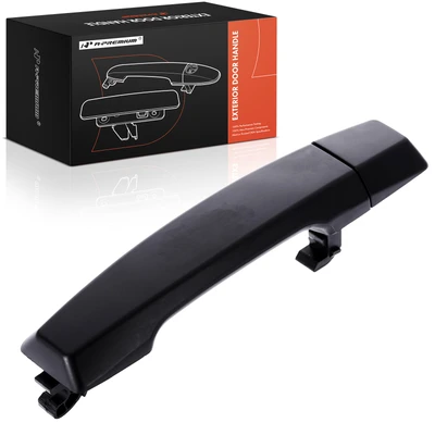 Front Passenger Black Exterior Door Handle