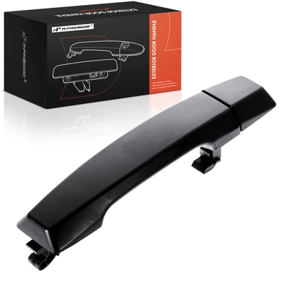 Rear Driver or Passenger Black Exterior Door Handle