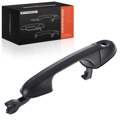 Front Driver Black Exterior Door Handle