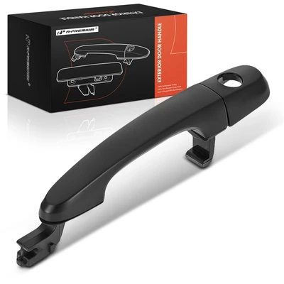 Front Driver Black Exterior Door Handle