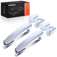 2 Pcs Front or Rear Exterior Door Handle with Keyhole for 2005-2009 Chevrolet Equinox