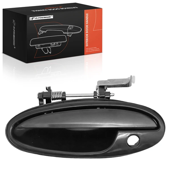 Front Driver Black Exterior Door Handle for 2001-2003 Oldsmobile Aurora