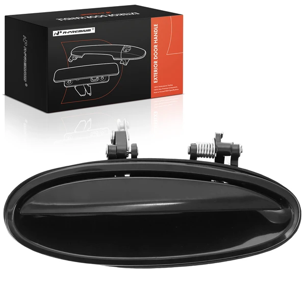Rear Passenger Black Exterior Door Handle for 2001-2003 Oldsmobile Aurora