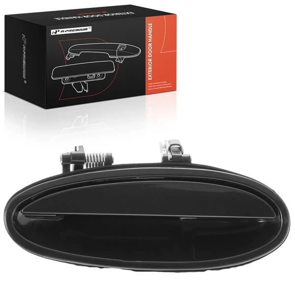 Rear Driver Black Exterior Door Handle for 2001-2003 Oldsmobile Aurora