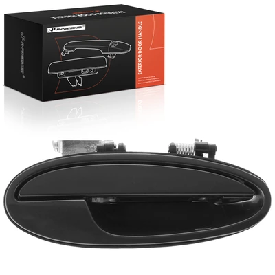 Front Passenger Black Exterior Door Handle