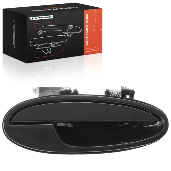 Front Passenger Black Exterior Door Handle for 2002-2003 Oldsmobile Aurora