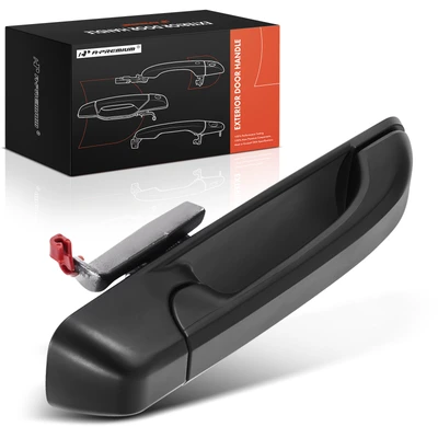 Front Passenger or Rear Passenger Black Exterior Door Handle