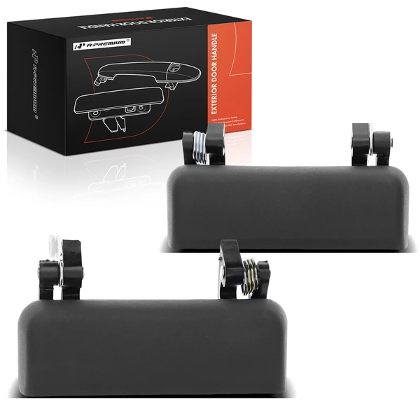 2 Pcs Front Black Exterior Door Handle for 1991-1994 Ford Explorer