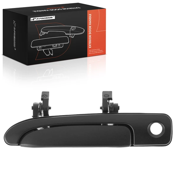 Front Driver Texture Black Exterior Door Handle for 1992-2011 Ford Crown Victoria