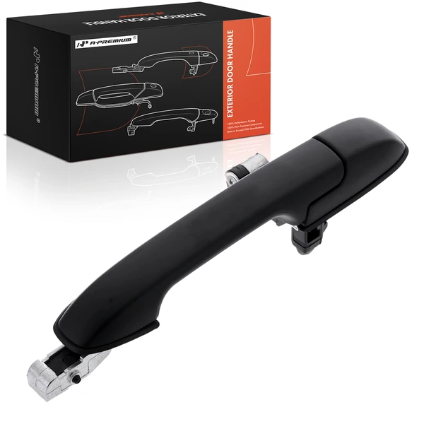 Rear Driver Primed Black Exterior Door Handle for 2006-2008 Honda Pilot