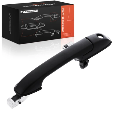 Front Driver Primed Black Exterior Door Handle