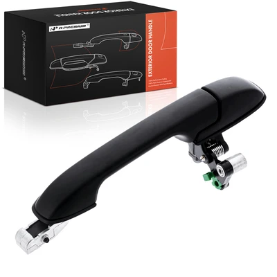 Front Passenger Primed Black Exterior Door Handle