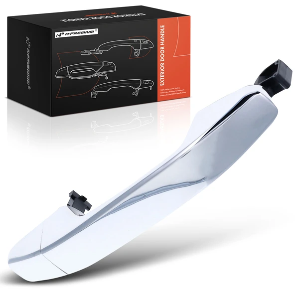 Front Passenger Chrome Exterior Door Handle for 2014-2018 Chevrolet Silverado 1500