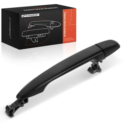 Front Passenger Black Exterior Door Handle