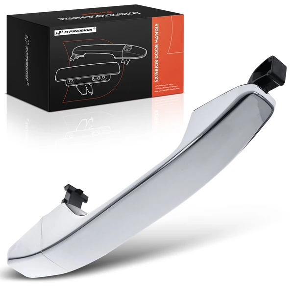 Rear Driver or Passenger Chrome Exterior Door Handle for 2019 Chevrolet Silverado 1500 LD