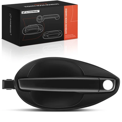 Front Driver Primed Black Exterior Door Handle