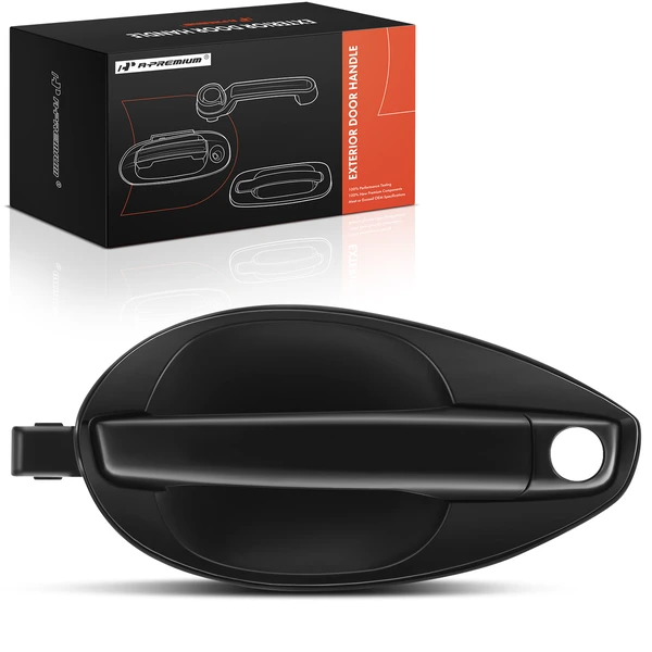 Front Driver Primed Black Exterior Door Handle for Hyundai Tiburon 2003-2008