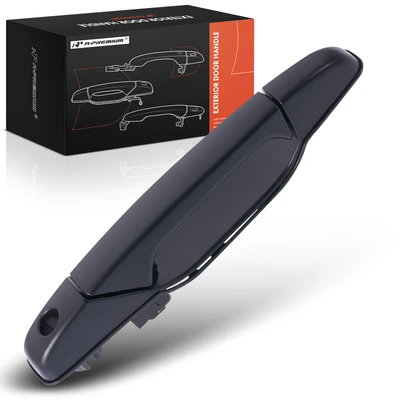 Front Passenger Black Exterior Door Handle