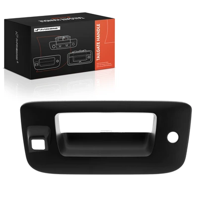 Black Tailgate Handle Bezel for Chevrolet Silverado 3500 HD GMC Sierra 3500 HD