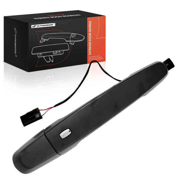 Rear Passenger Black Exterior Door Handle for 2018-2021 GMC Terrain