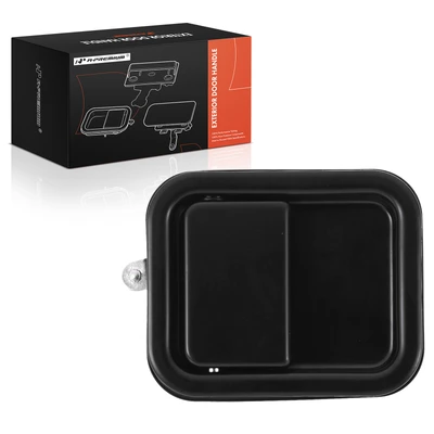 Front Passenger Smooth Black Exterior Door Handle