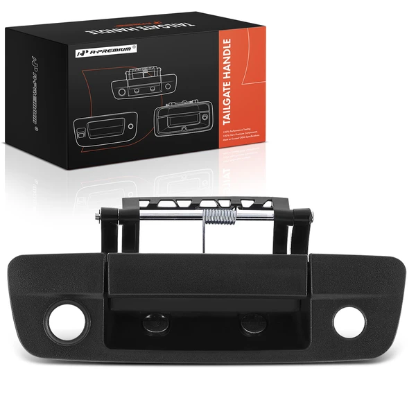 Tailgate Black Door Handle with Keyhole for 2010 Dodge Ram 3500