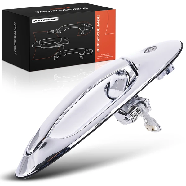 Front Passenger Chrome Exterior Door Handle for Lincoln Town Car 1998-2000