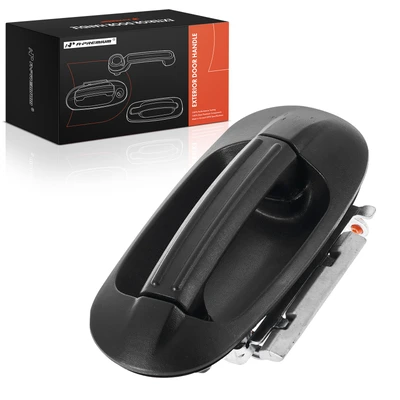 Front Passenger Texture Black Exterior Door Handle