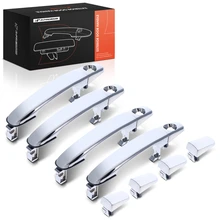 4 Pcs Front & Rear Exterior Door Handle with Keyhole for 2004-2008 Chevrolet Malibu