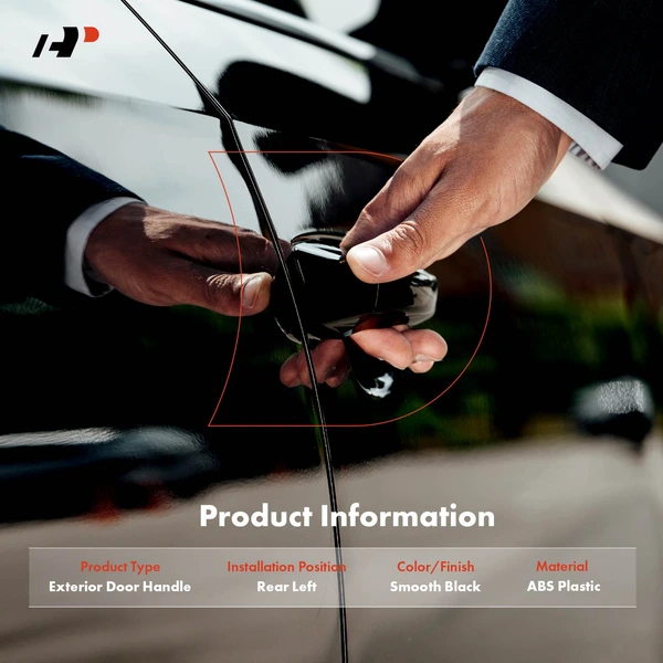 Rear Driver Exterior Door Handle for Pontiac Trans Sport Chevrolet Venture Buick