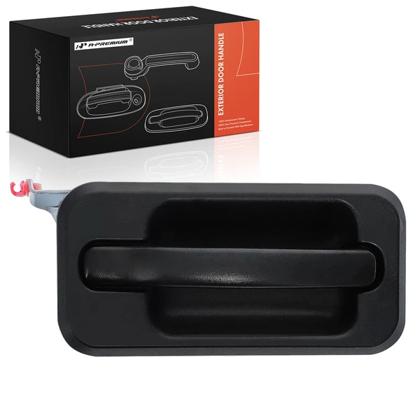 Front Passenger Textured Black Exterior Door Handle for 2006 Hummer H2