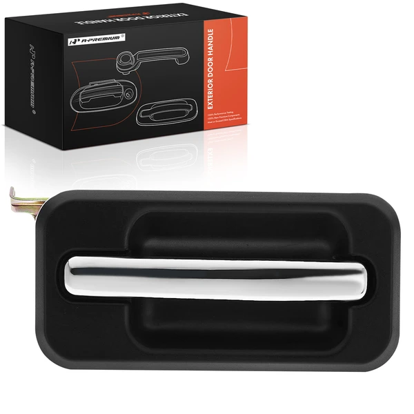 Front Passenger Chrome Black Exterior Door Handle for 2006-2009 Hummer H2