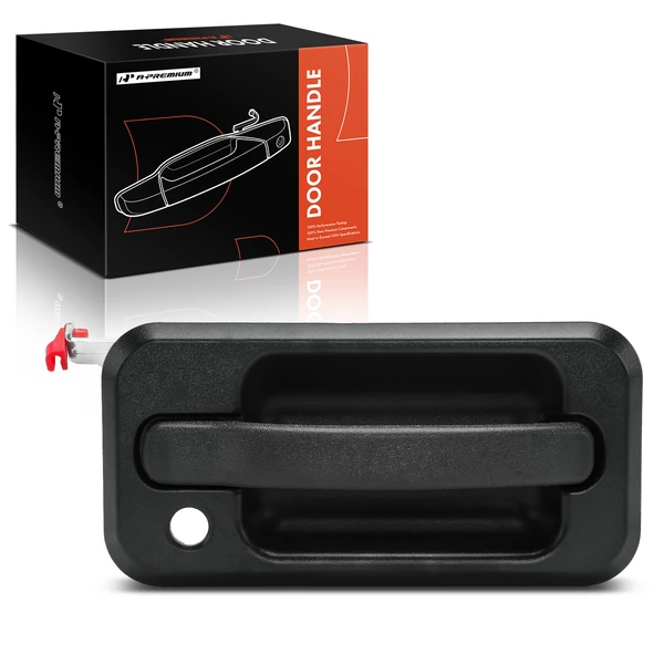 Front Passenger Textured Black Exterior Door Handle for 2003-2005 Hummer H2