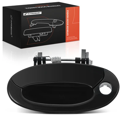 Front Driver Smooth Black Exterior Door Handle