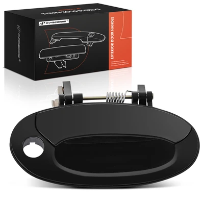 Front Passenger Smooth Black Exterior Door Handle