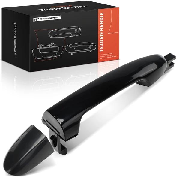 Rear Passenger Primed Black Exterior Door Handle for Kia Spectra 04-09 Spectra5