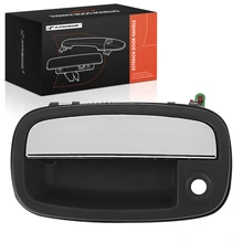 Front Driver Chrome & Black Texture Exterior Door Handle for 1995-1997 Kia Sportage