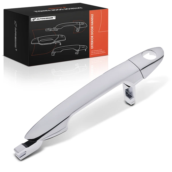 Front Passenger Chrome Exterior Door Handle for 2005-2009 Kia Spectra5