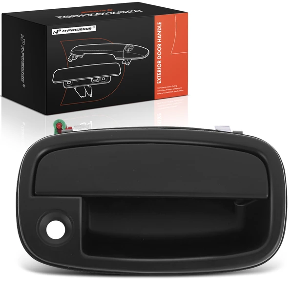 Front Passenger Black Exterior Door Handle for 2000-2002 Kia Sportage