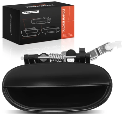 Rear Driver Textured Black Exterior Door Handle