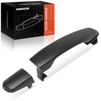 Front Passenger or Rear Driver or Passenger Black Exterior Door Handle
