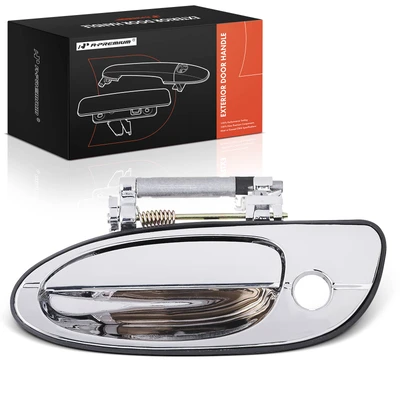 Front Driver Chrome Exterior Door Handle with Keyhole