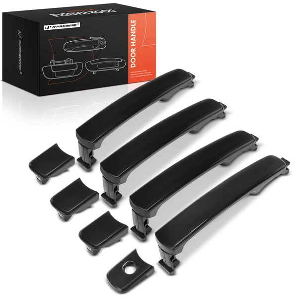 4 Pcs Front & Rear Exterior Door Handle for Nissan Rogue 2008-2013 Rogue Select