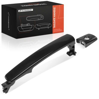 Front Driver Smooth Black Exterior Door Handle