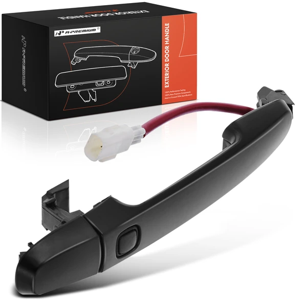 Front Passenger Primed Black Exterior Door Handle for Toyota RAV4 Corolla