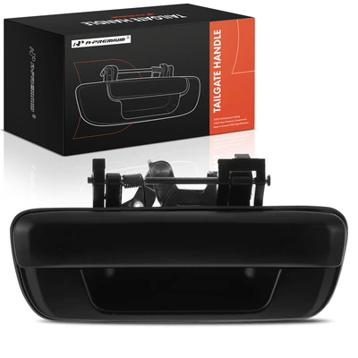 Rear Smooth Black Tailgate Handle
