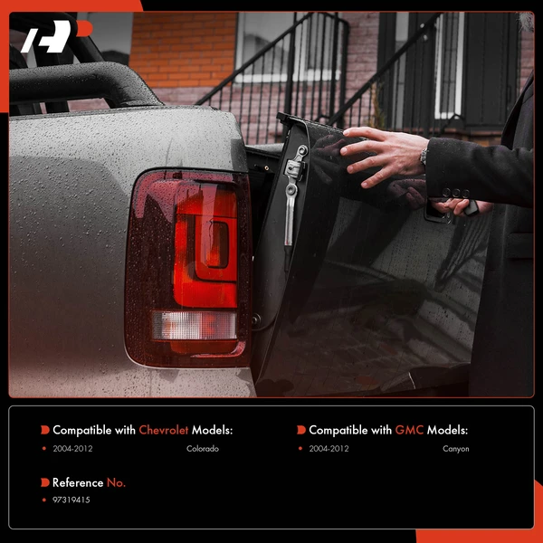 Rear Textured Black Tailgate Handle for Chevrolet Colorado GMC Canyon 2004-2012