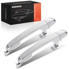 2 Pcs Front or Rear Exterior Door Handle with Cover for 2010-2013 Kia Forte