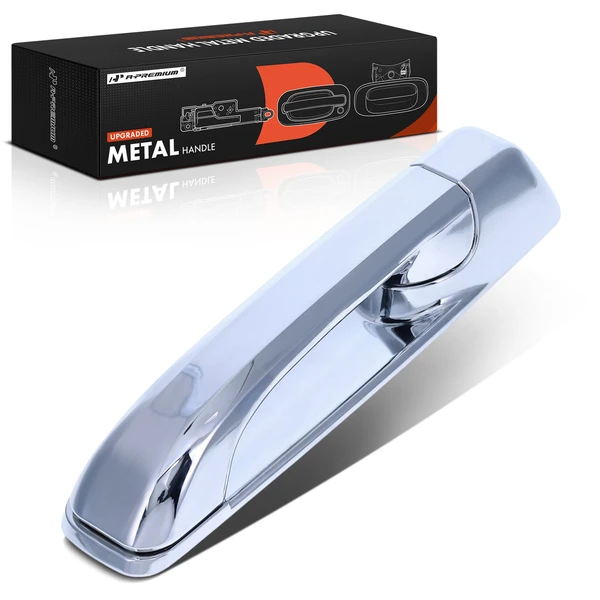 Passenger Upgraded Metal Chrome Exterior Door Handle for Jeep Grand Cherokee 05-10