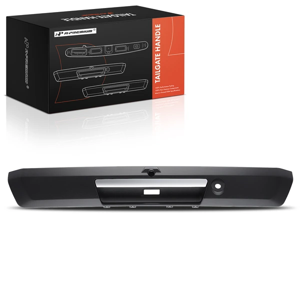 Rear Chrome & Black Tailgate Handle for Ford F-250 F-350 F-450 Super Duty